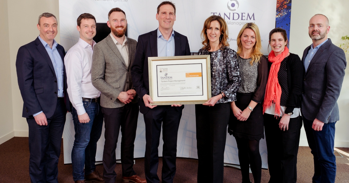 Engineers Ireland CPD Accredited Employers award presentation