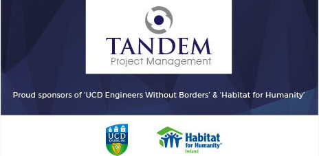 UCD Engineers without Borders, Habitat for Humanity, Tandem Project Management